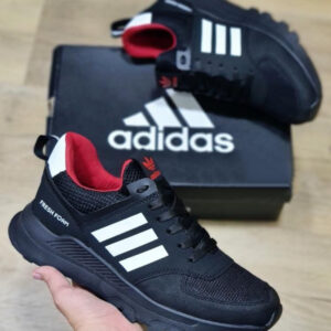 tenis adidas fresh negro rojo caballero