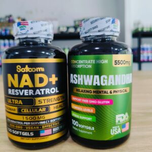 combo nad + ashwagandha
