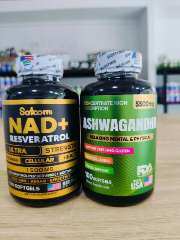 combo nad + ashwagandha