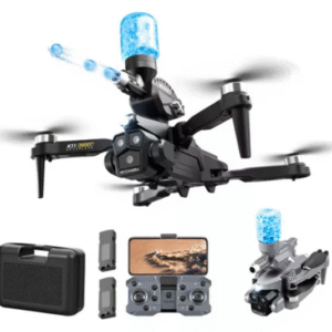 drone con pistola hidrogel 2025