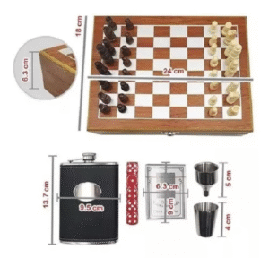 licorera whiskera juego de ajedrez